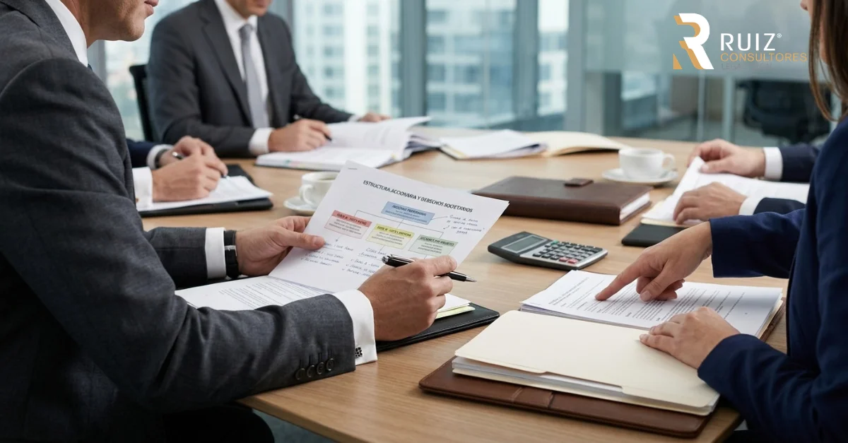 Acciones y derechos corporativos en una empresa